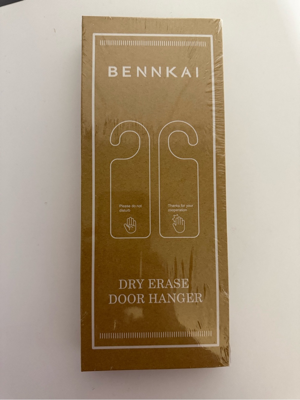Brown Dry Erase Door Hanger